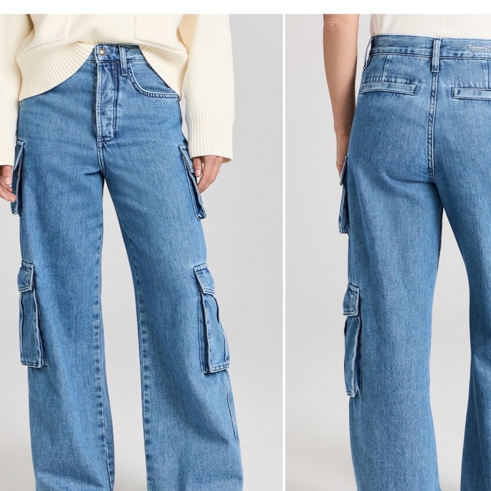 Favorite daughter Blue Women's Cargo Jeans